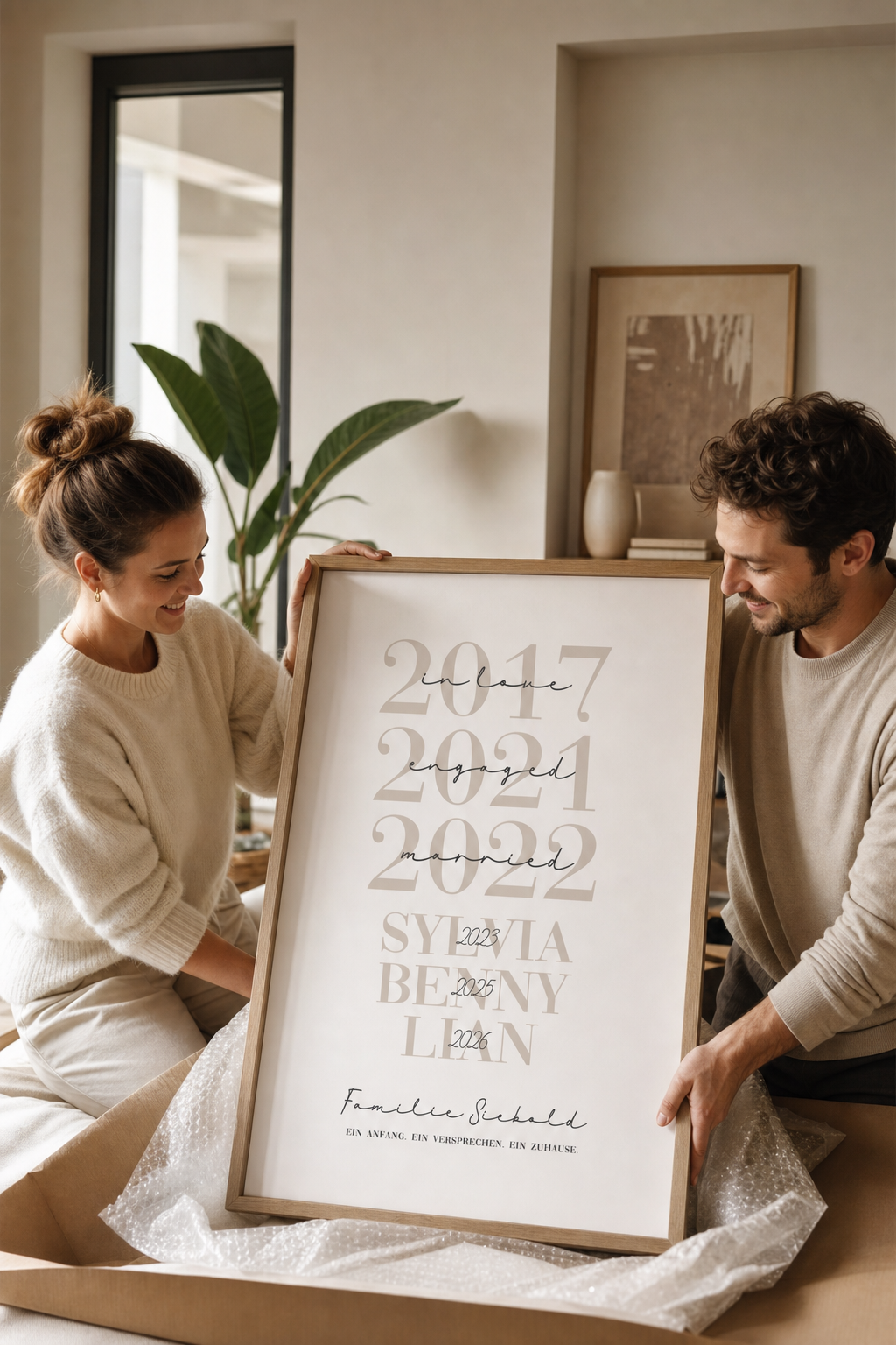 Personalisierte Familienchronik als Poster – Ansicht 5