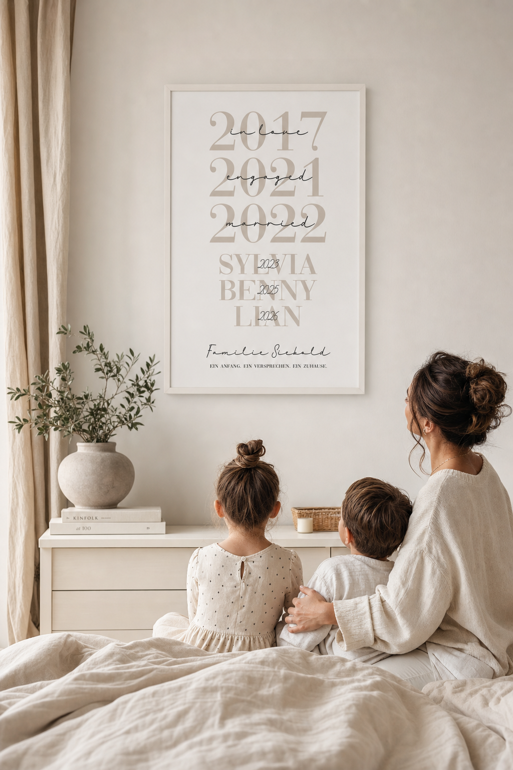 Personalisierte Familienchronik als Poster – Ansicht 4