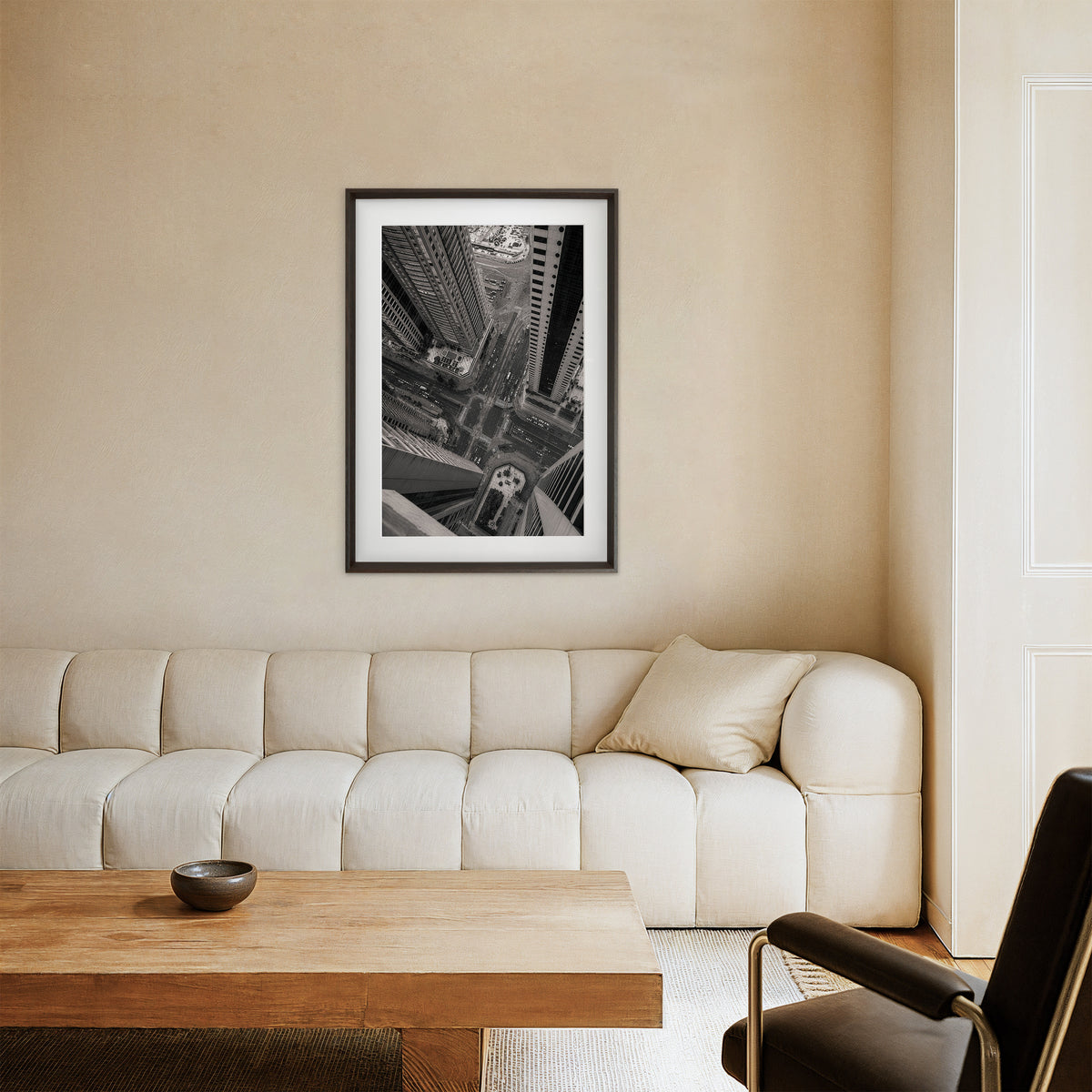 Urban Drop als MLineart Gallery Edition in einem ruhigen Interieur