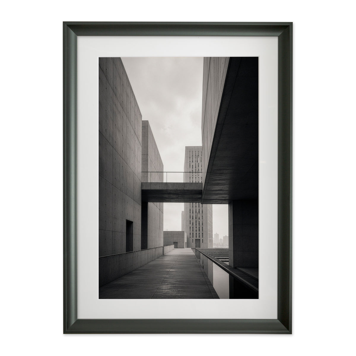 Concrete Canyon – Gallery Edition mit Rahmenwelt BLACK