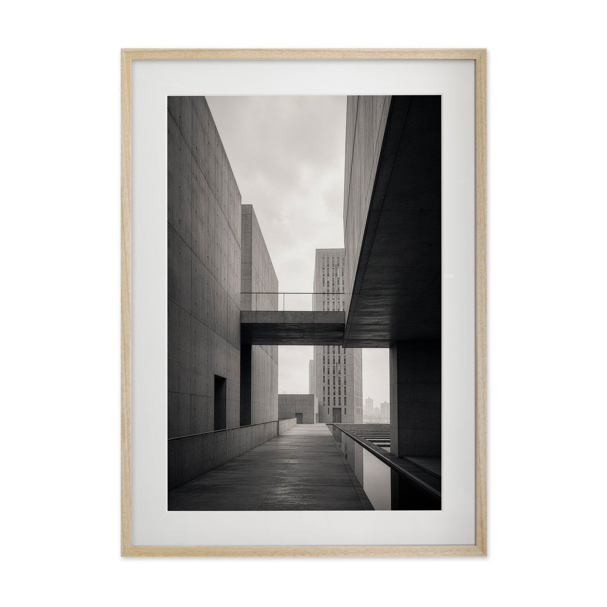 Concrete Canyon – Gallery Edition mit Rahmenwelt NATURAL