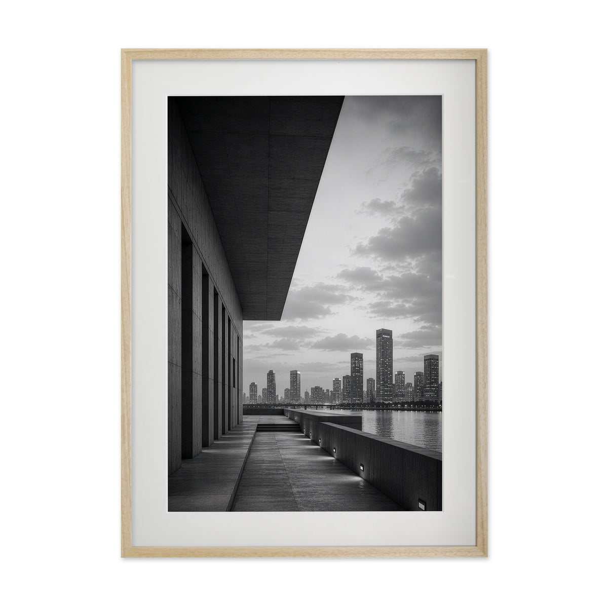 Urban Horizon – Gallery Edition mit Rahmenwelt NATURAL