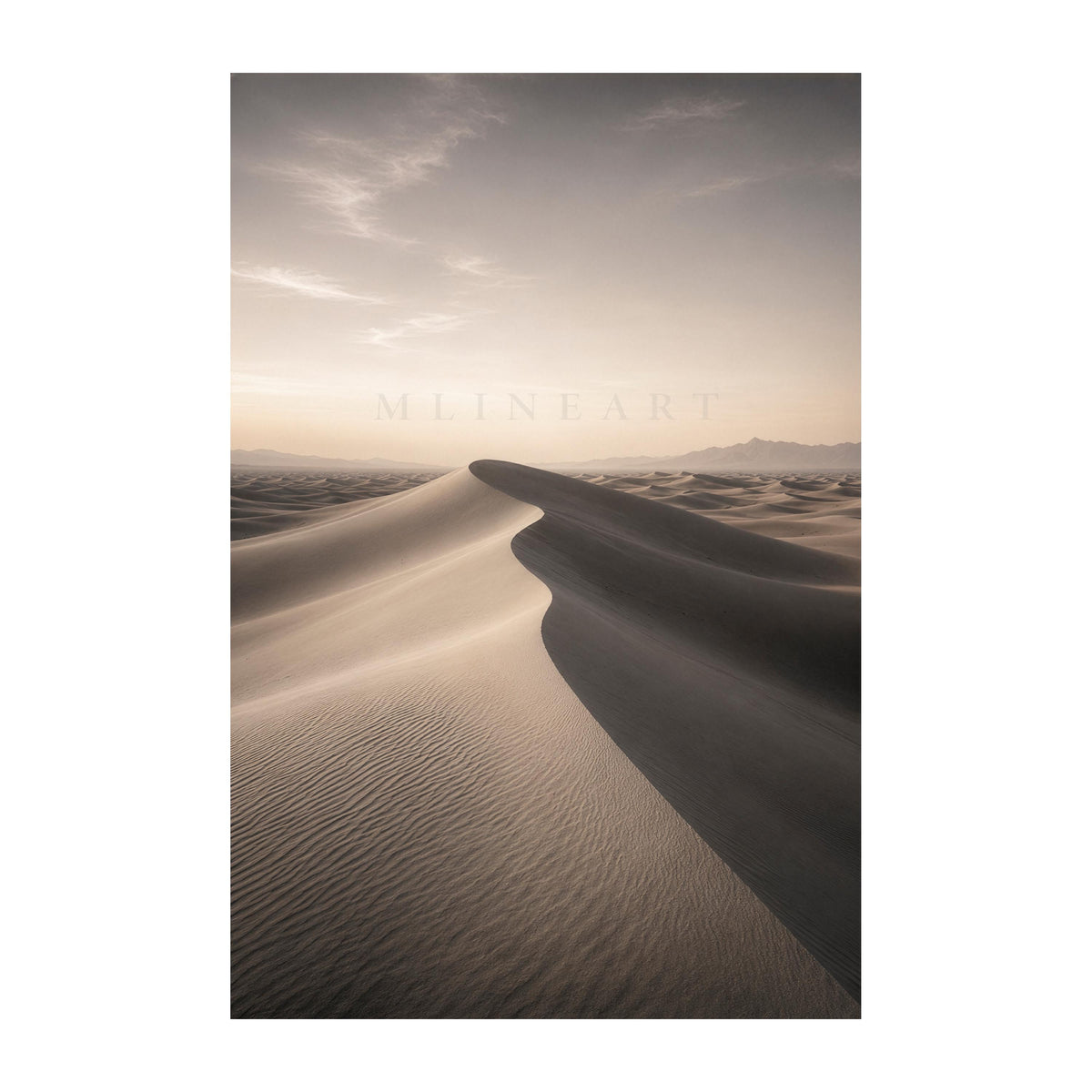 Fine-Art-Motiv Soft Dunes der MLineart Gallery Edition