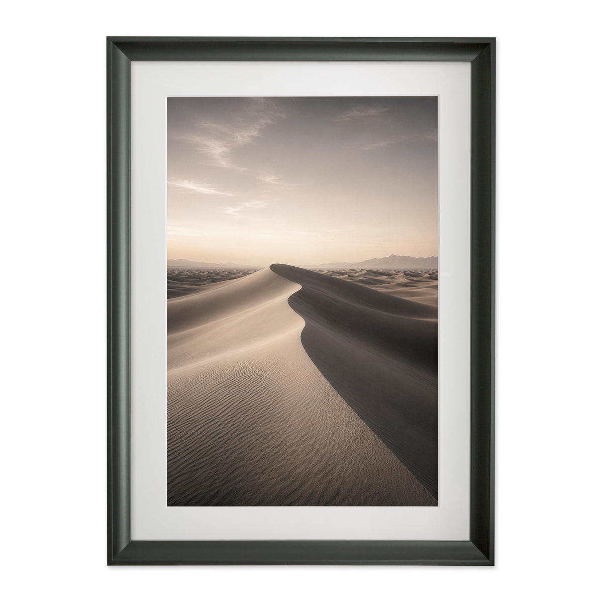 Soft Dunes – Gallery Edition mit Rahmenwelt BLACK