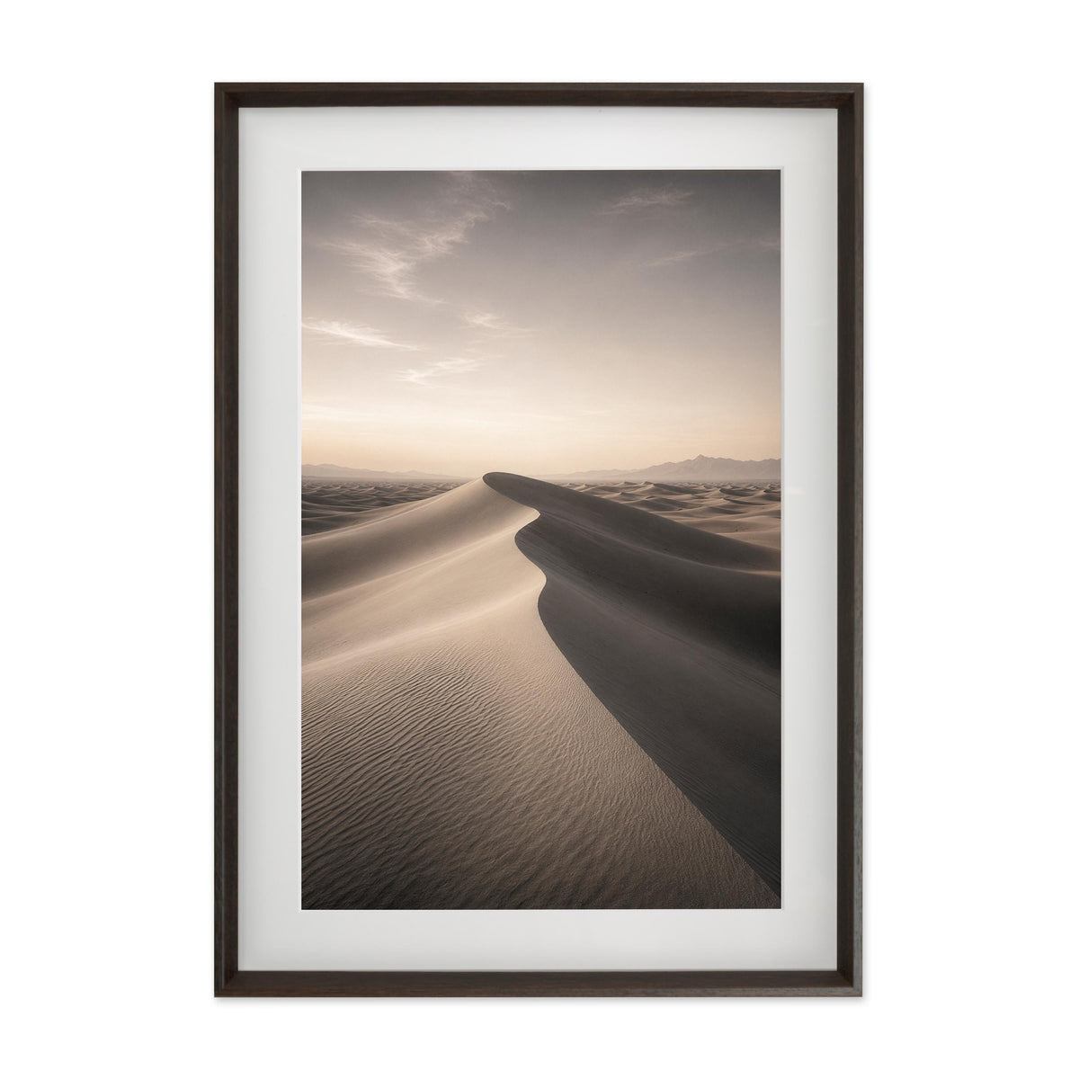 Soft Dunes – Gallery Edition mit Rahmenwelt MOCHA
