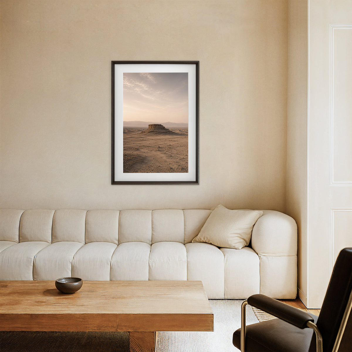 Stone Horizon als MLineart Gallery Edition in einem ruhigen Interieur