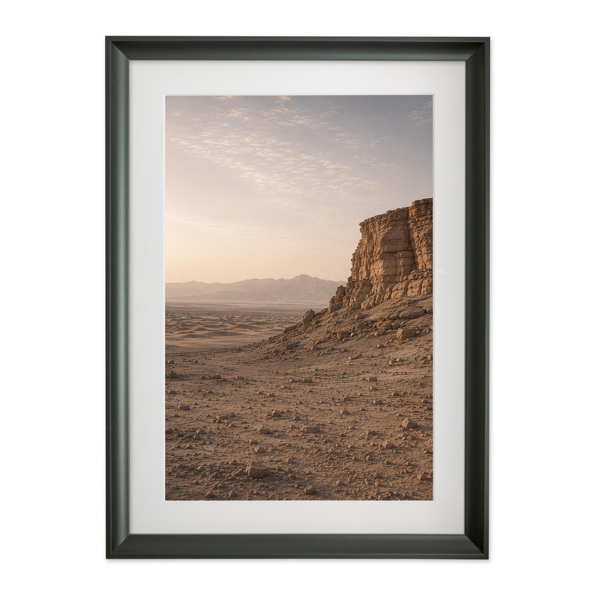 Desert Wall – Gallery Edition mit Rahmenwelt BLACK