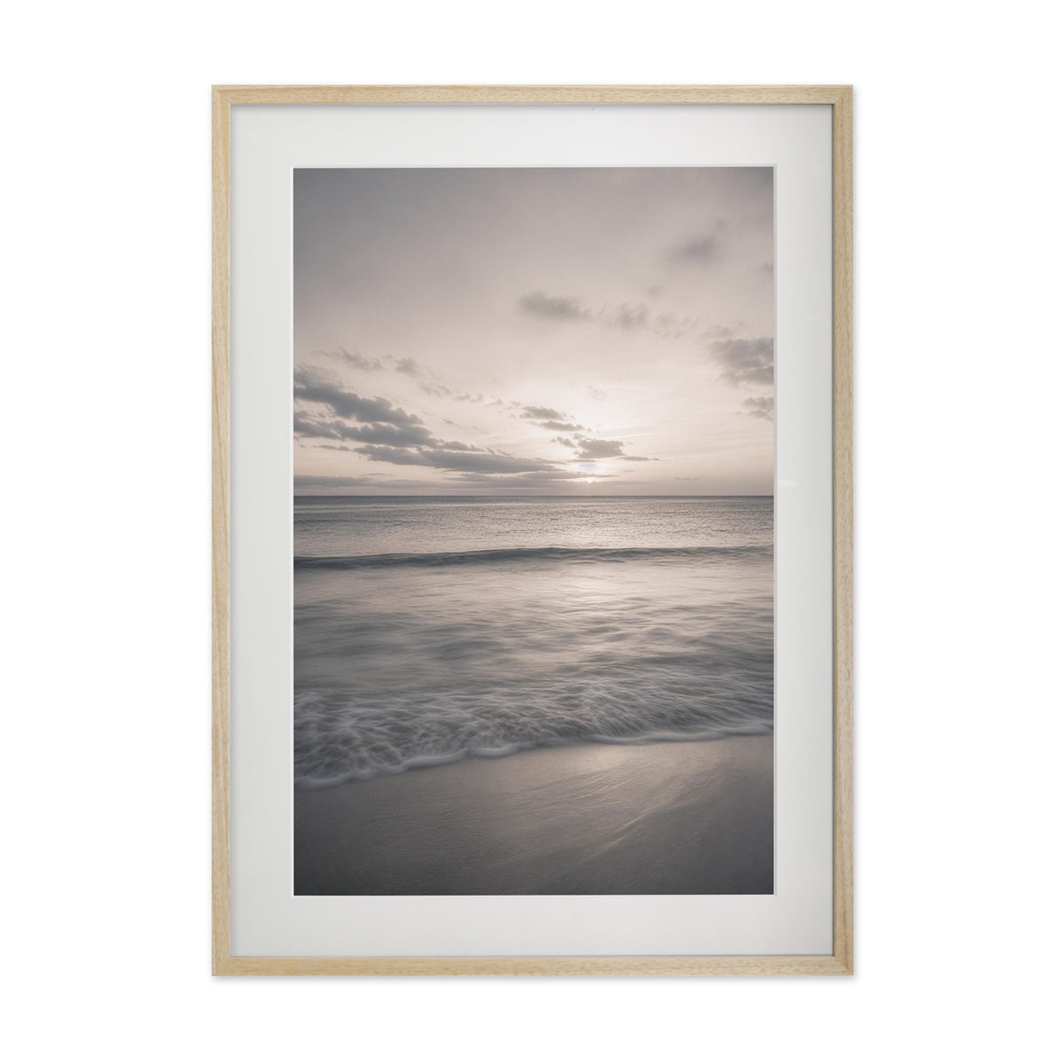 Quiet Horizon – Gallery Edition mit Rahmenwelt NATURAL